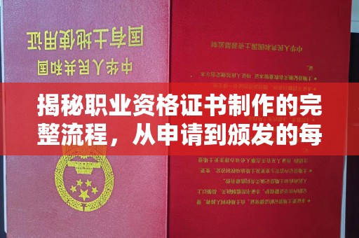龙胜揭秘职业资格证书制作的完整流程，从申请到颁发的每一步