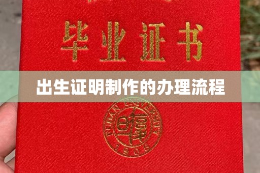 龙胜出生证明制作的办理流程