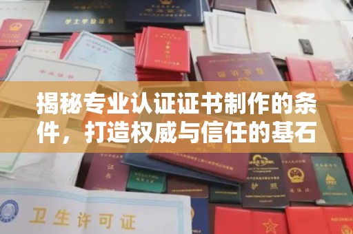 龙胜揭秘专业认证证书制作的条件，打造权威与信任的基石
