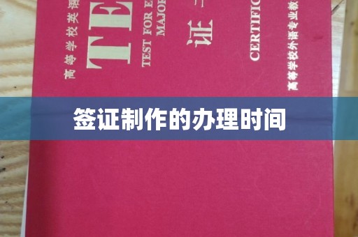 龙胜签证制作的办理时间