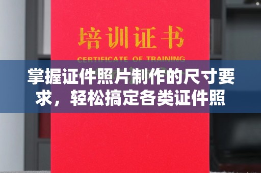 龙胜掌握证件照片制作的尺寸要求，轻松搞定各类证件照